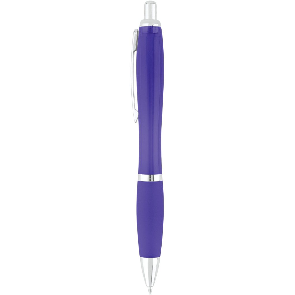 Purple Curvaceous Translucent Gel Pen