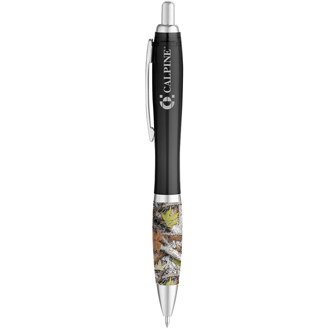 Black / Camo Curvaceous Translucent Gel Pen