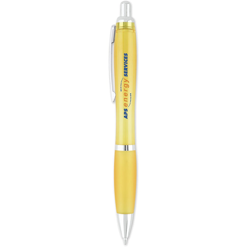 Daffodil Yellow Curvaceous Translucent Gel Pen