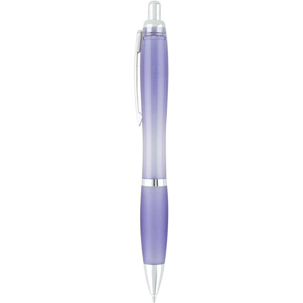 Lilac Curvaceous Translucent Ballpoint Pen