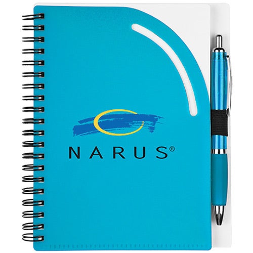 Customized Curvy Top Journals - Promotional Pens Singapore - Gifts VV Available in 8 awesome item colors 客製 - Promotional Pens Singapore - Gifts VV Teal Curvy Top Journal