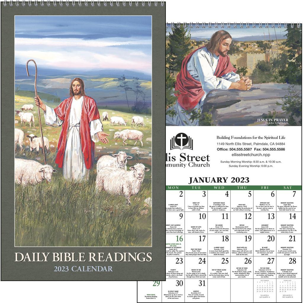 See Item Daily Bible Readings Calendar