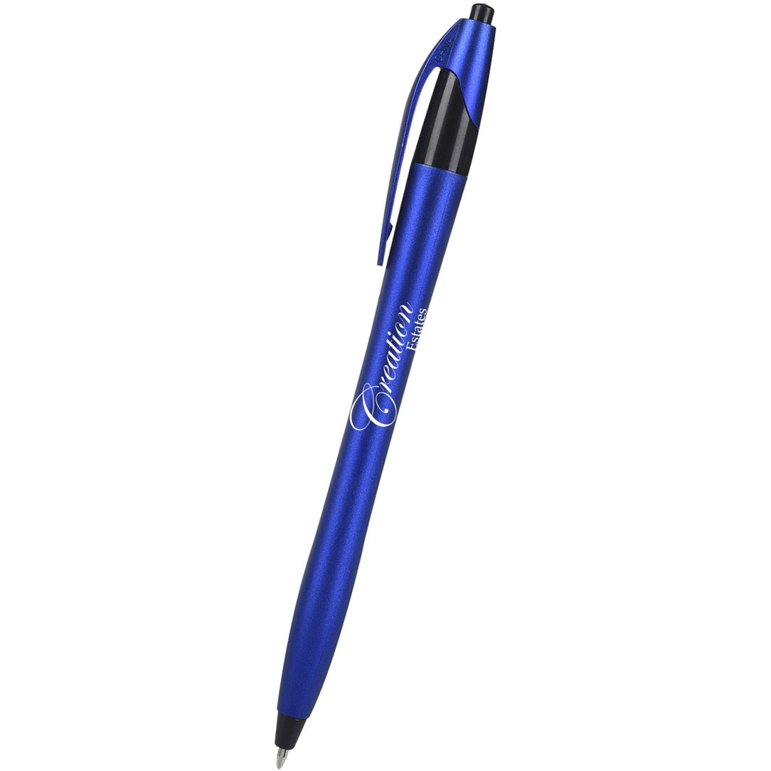 Metallic Blue / Black Metallic Dart Pen 2