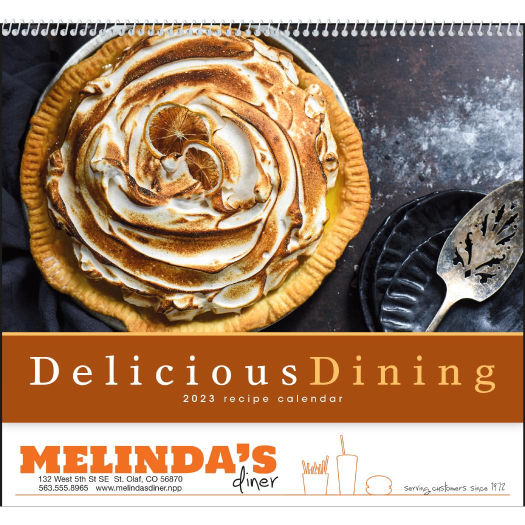 Imprinted Delicious Dining Calendars - Promotional Pens Singapore - Gifts VV Free Setup 客製 - Promotional Pens Singapore - Gifts VV See Item Delicious Dining Calendar