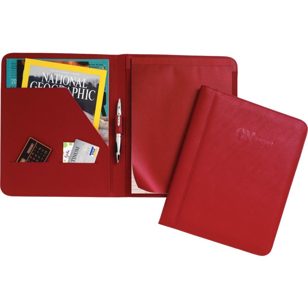 Customized Conference Padholders - Promotional Pens Singapore - Gifts VV Available in 9 awesome item colors 客製 - Promotional Pens Singapore - Gifts VV Red Conference Padholder