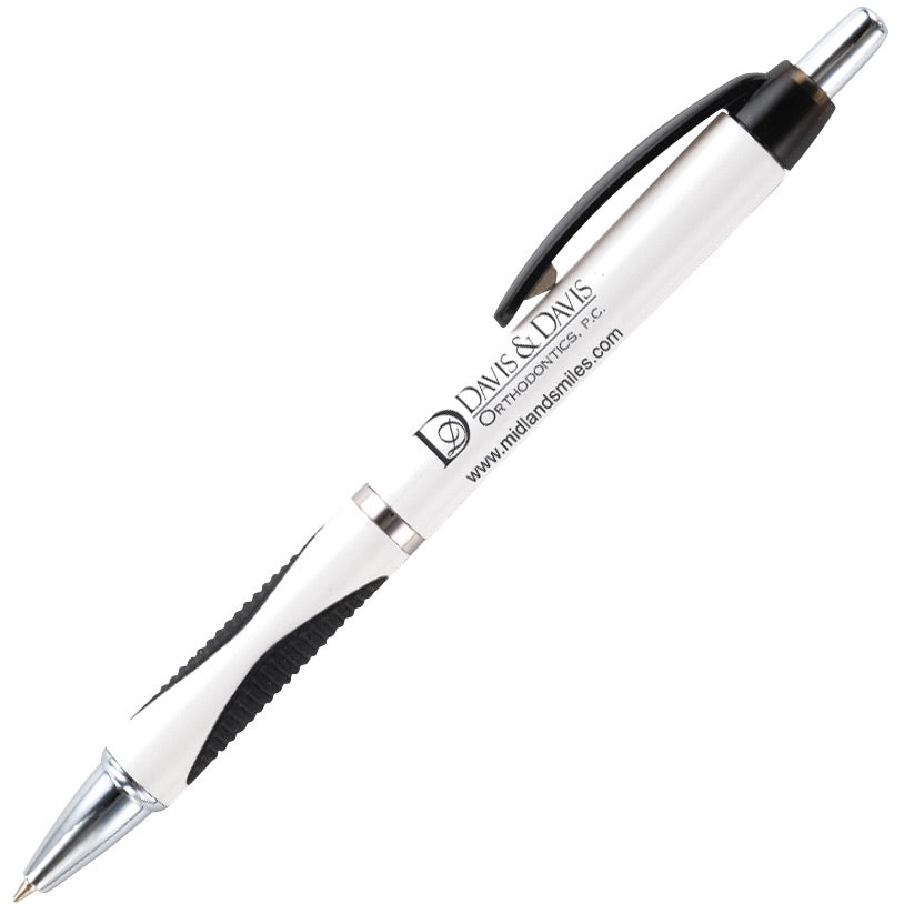 Printed Denya Pens - Promotional Pens Singapore - Gifts VV Free Shipping 客製 - Promotional Pens Singapore - Gifts VV White / Black Denya Pen