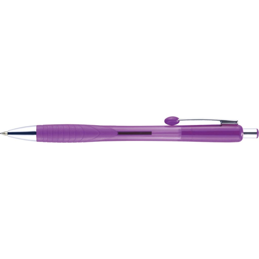 Printed Desoto Clear Pens - Promotional Pens Singapore - Gifts VV Free Setup 客製 - Promotional Pens Singapore - Gifts VV Purple Desoto Clear Pen