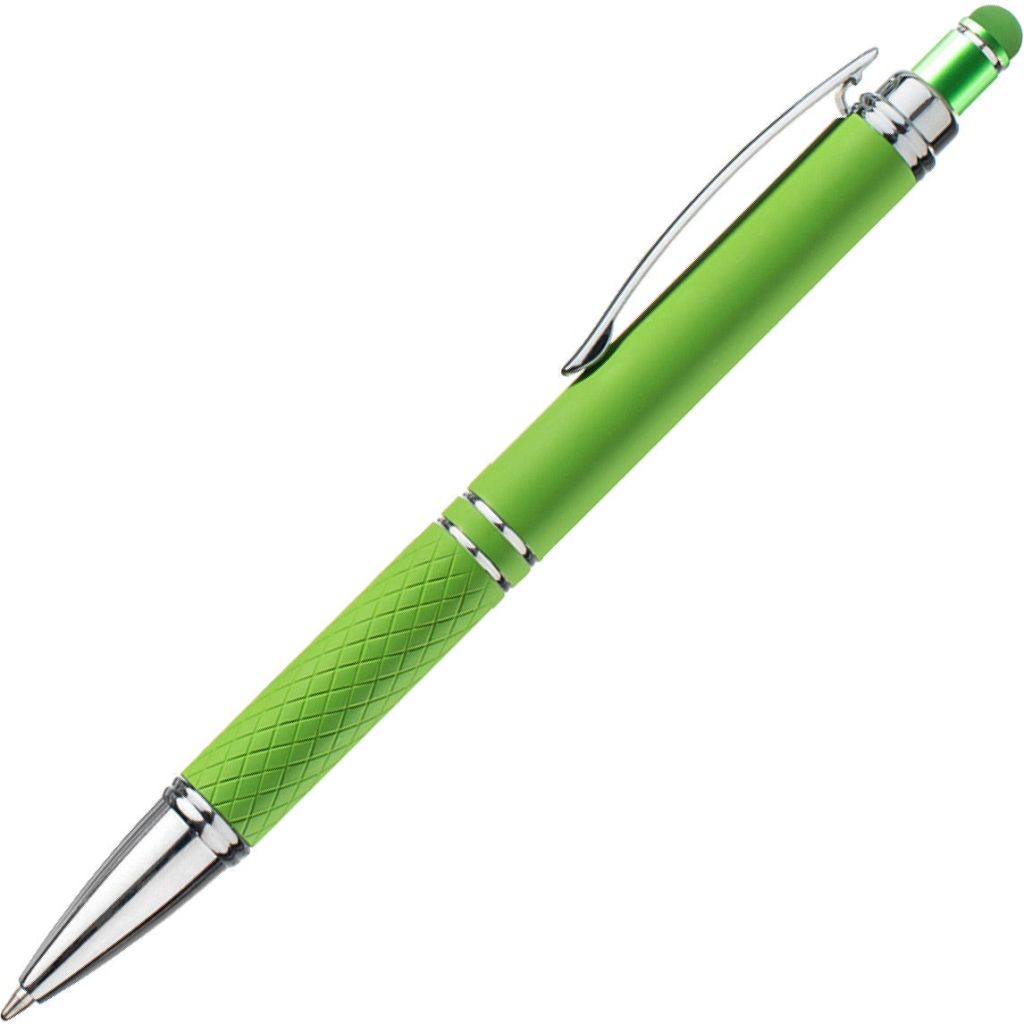 Logo Devin Satin Touch Stylus Pens - Promotional Pens Singapore - Gifts VV Free Shipping 客製 - Promotional Pens Singapore - Gifts VV Light Green Devin Satin Touch Stylus Pen