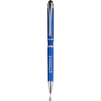 Blue Diamond Accent Metal Stylus Pen