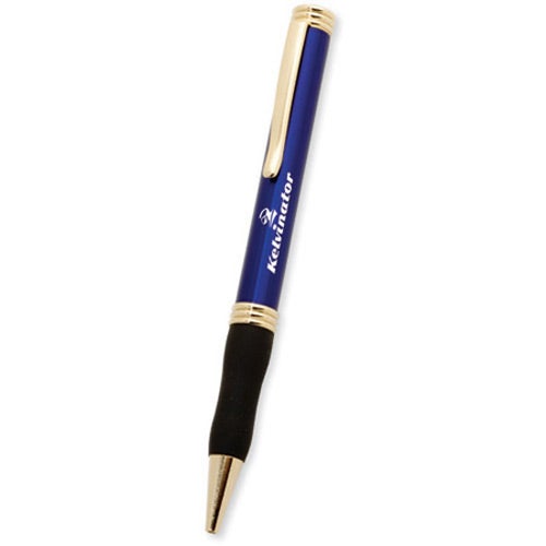 Promotional Diamond Metal Pens - Promotional Pens Singapore - Gifts VV Your design screen printed 客製 - Promotional Pens Singapore - Gifts VV Blue / Gold Diamond Metal Pen