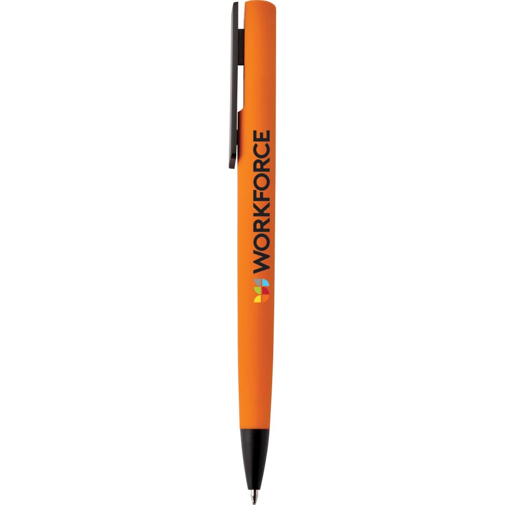 Printed Donald Ballpoint Pens - Promotional Pens Singapore - Gifts VV Available in 5 amazing item colors 客製 - Promotional Pens Singapore - Gifts VV Orange Donald Ballpoint Pen