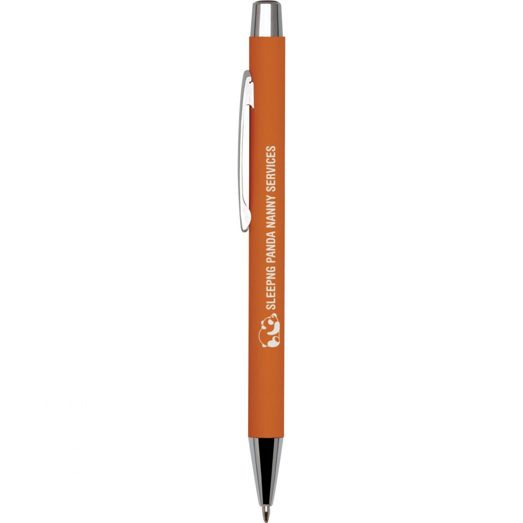 Advertising Donald Ballpoint Pens - Promotional Pens Singapore - Gifts VV Available in 5 exciting item colors 客製 - Promotional Pens Singapore - Gifts VV Orange Donald Ballpoint Pen