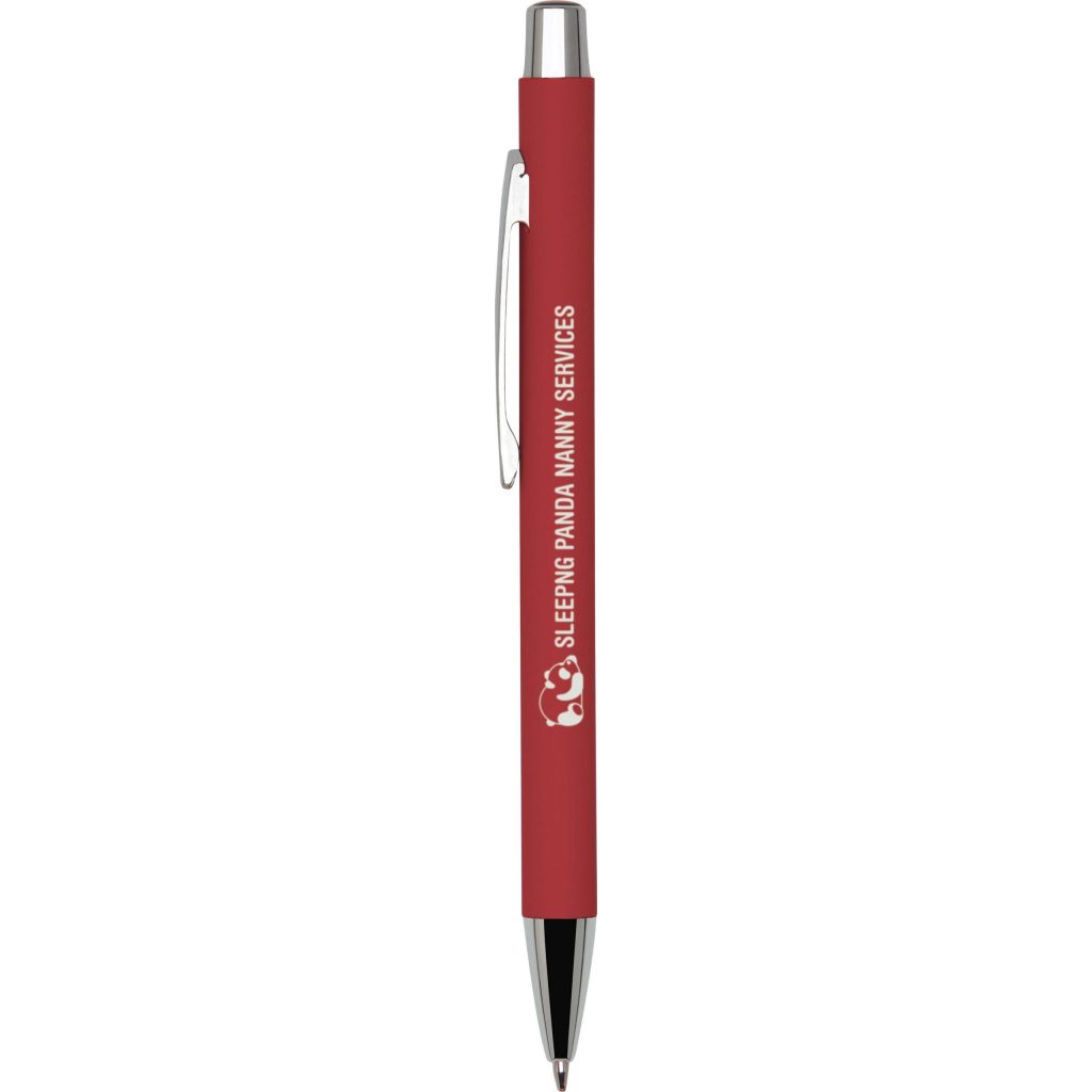 Advertising Donald Ballpoint Pens - Promotional Pens Singapore - Gifts VV Available in 5 exciting item colors 客製 - Promotional Pens Singapore - Gifts VV Red Donald Ballpoint Pen