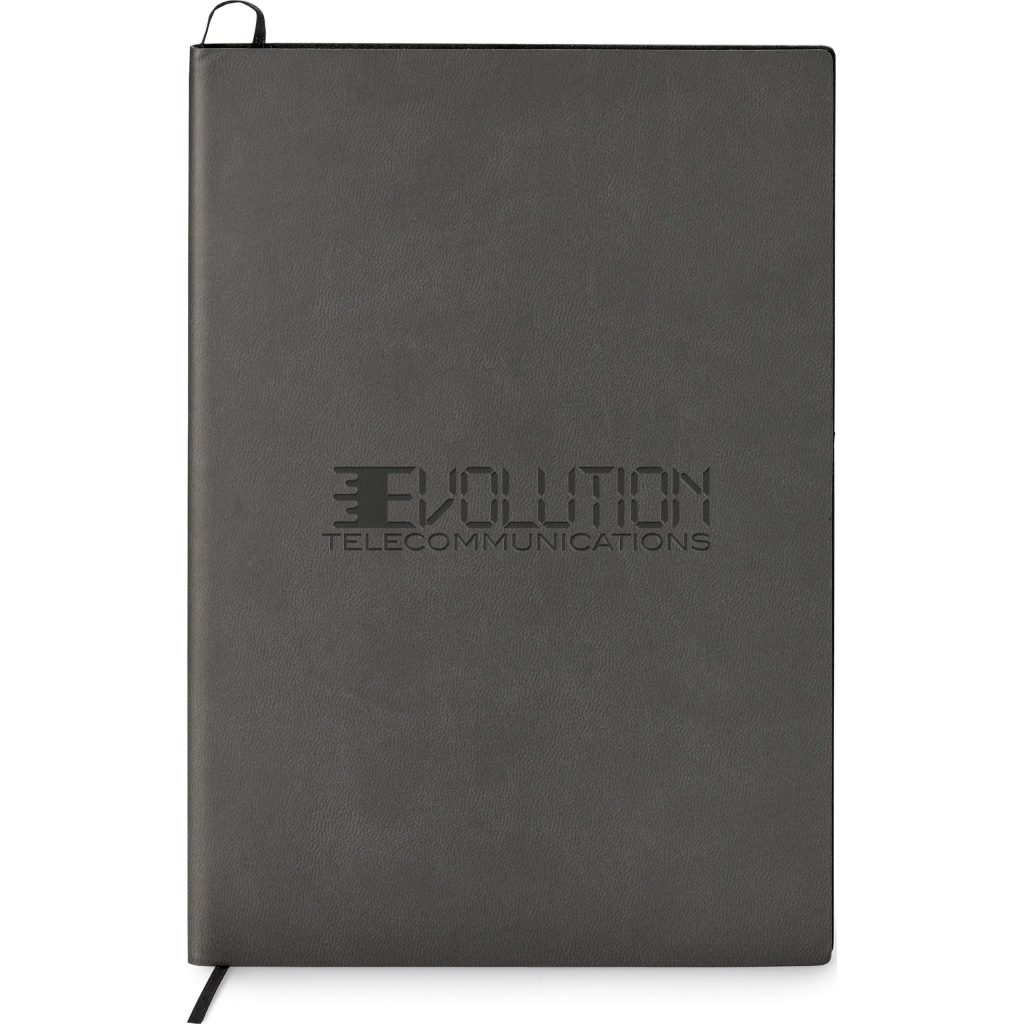 Promo Donald Single Meeting Journals - Promotional Pens Singapore - Gifts VV Available in 5 amazing item colors 客製 - Promotional Pens Singapore - Gifts VV Gray / Black Donald Single Meeting Journal
