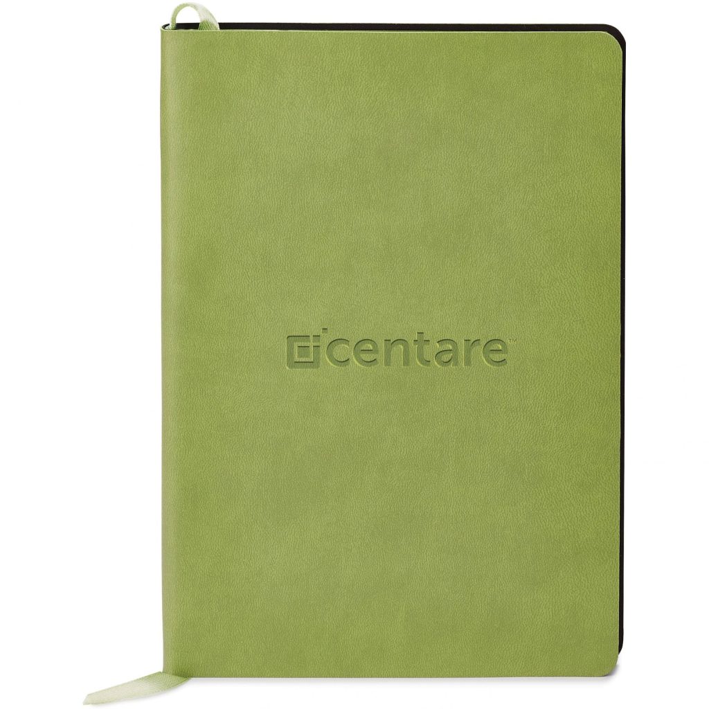 Printed Donald Soft Cover Journals - Promotional Pens Singapore - Gifts VV Available in 5 amazing item colors 客製 - Promotional Pens Singapore - Gifts VV Green Donald Soft Cover Journal