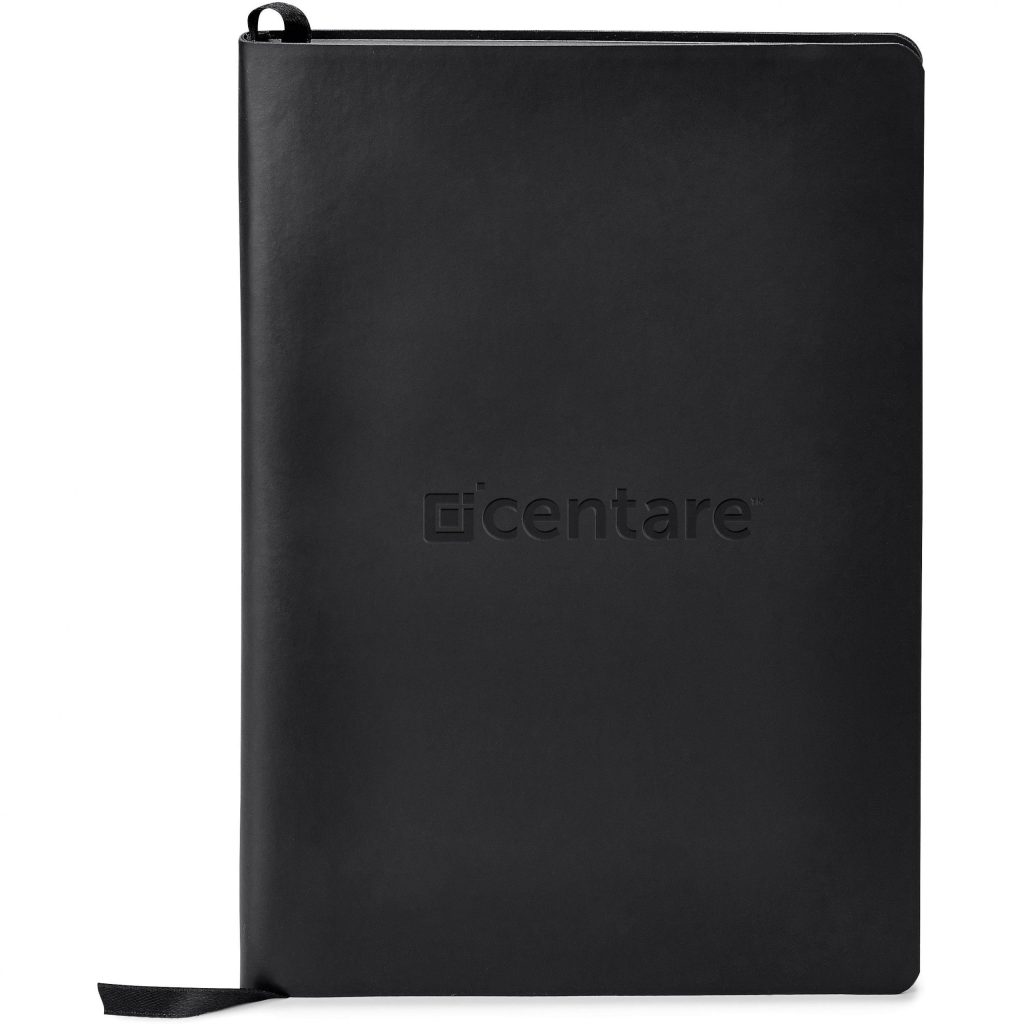 Printed Donald Soft Cover Journals - Promotional Pens Singapore - Gifts VV Available in 5 amazing item colors 客製 - Promotional Pens Singapore - Gifts VV Black Donald Soft Cover Journal