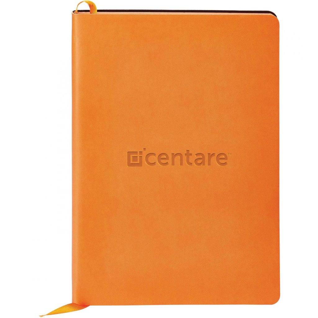 Printed Donald Soft Cover Journals - Promotional Pens Singapore - Gifts VV Available in 5 amazing item colors 客製 - Promotional Pens Singapore - Gifts VV Orange Donald Soft Cover Journal