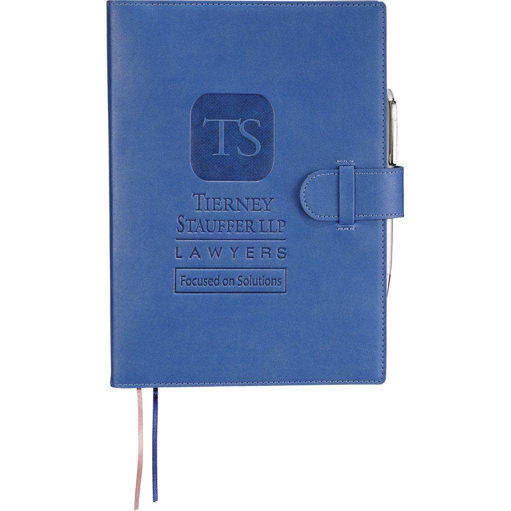 Printed Dovana Large Journal Books - Promotional Pens Singapore - Gifts VV Available in 6 amazing item colors 客製 - Promotional Pens Singapore - Gifts VV Blue Dovana Large Journal Book