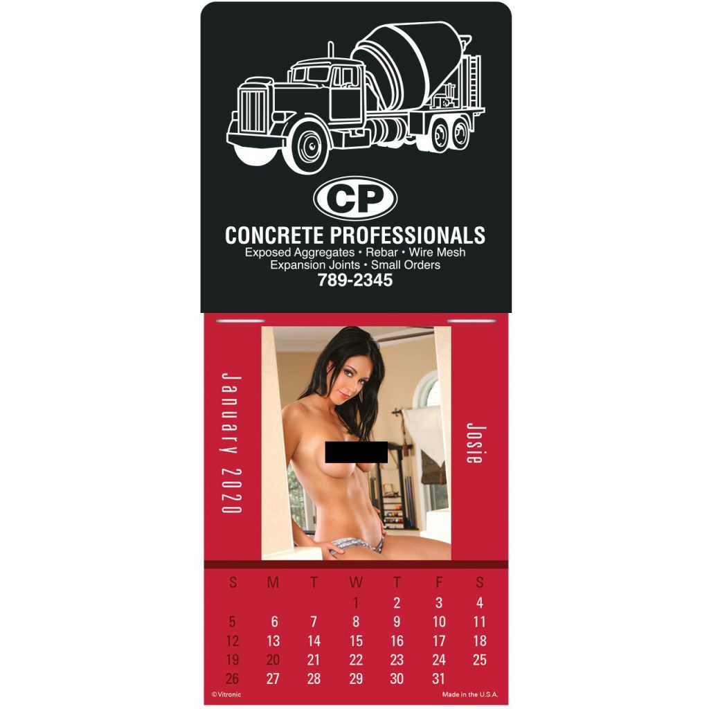 Customized Dream Girls Press-N-Stick Calendars - Promotional Pens Singapore - Gifts VV Available in 26 awesome item colors 客製 - Promotional Pens Singapore - Gifts VV Red Dream Girls Press-N-Stick Calendar