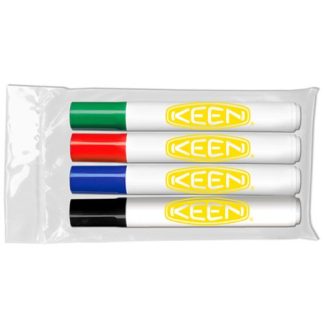 White 4 Pack Dry Erase Bullet Tip Markers