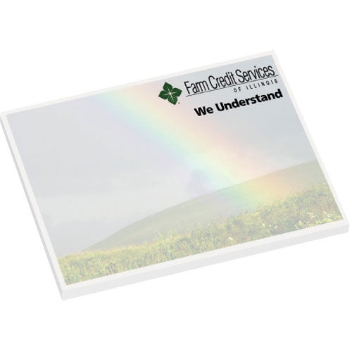 Advertising Earth Friendly Adhesive Notes - Promotional Pens Singapore - Gifts VV Free Setup 客製 - Promotional Pens Singapore - Gifts VV White Earth Friendly Adhesive Notes