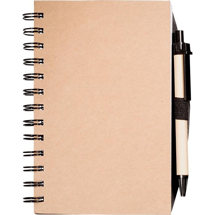 Promo Eco Easy Notebook and Pen Combos - Promotional Pens Singapore - Gifts VV Available in 3 amazing item colors 客製 - Promotional Pens Singapore - Gifts VV Natural Eco Easy Notebook and Pen Combo