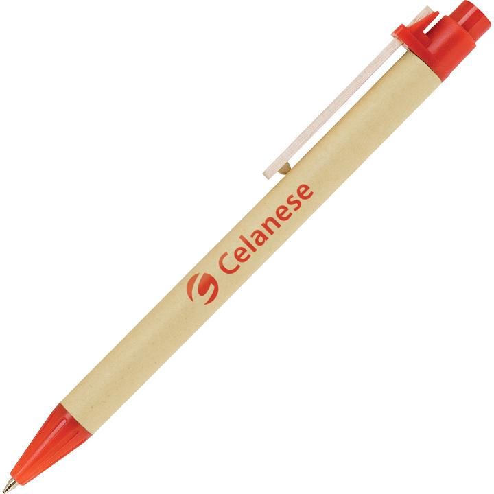 Giveaway Eco Master-700 Pens - Promotional Pens Singapore - Gifts VV Available in 4 awesome item colors 客製 - Promotional Pens Singapore - Gifts VV Tan / Red Eco Master-700 Pen