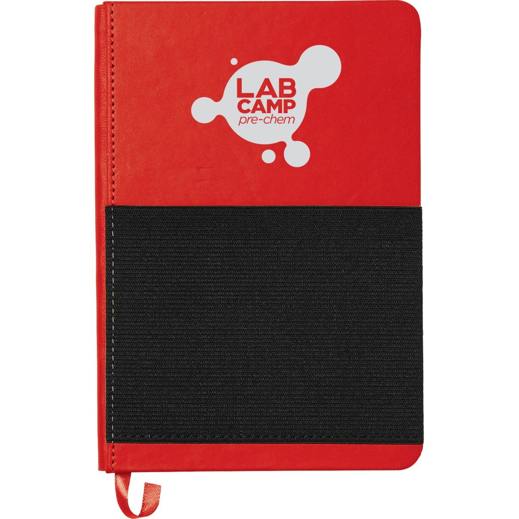 Custom Elastic Phone Pocket Notebooks - Promotional Pens Singapore - Gifts VV Available in 5 amazing item colors 客製 - Promotional Pens Singapore - Gifts VV Red / Black Elastic Phone Pocket Notebook