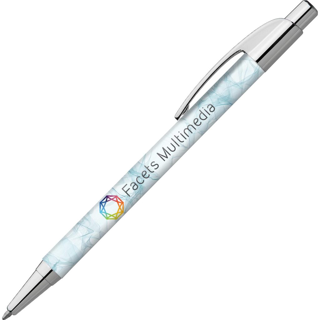 Advertising Elite Slim Premium Metallic Pens - Promotional Pens Singapore - Gifts VV Free Shipping and Setup 客製 - Promotional Pens Singapore - Gifts VV Chrome Elite Slim Premium Metallic Pen