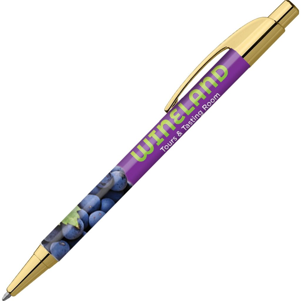 Advertising Elite Slim Premium Metallic Pens - Promotional Pens Singapore - Gifts VV Free Shipping and Setup 客製 - Promotional Pens Singapore - Gifts VV Metallic Gold Elite Slim Premium Metallic Pen