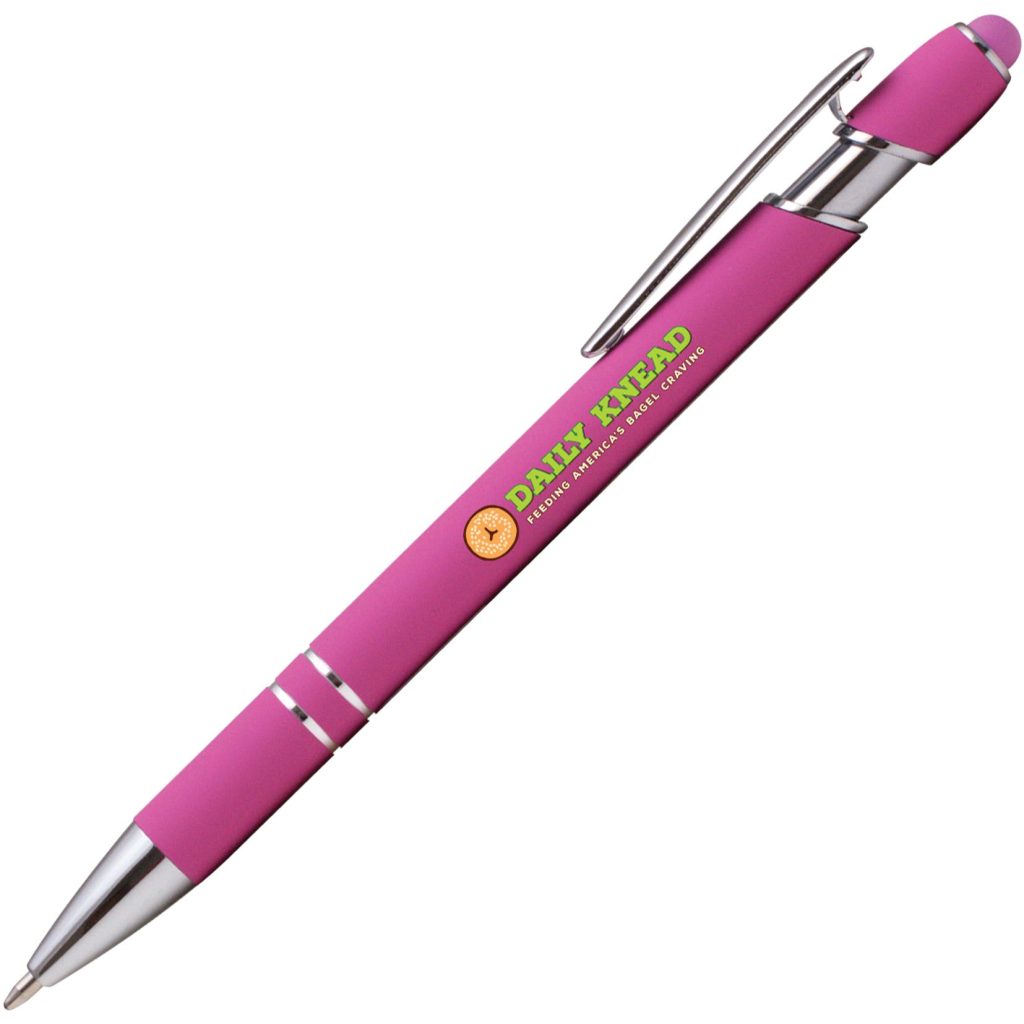 Pink Ellipse Softy Brights Stylus Pen
