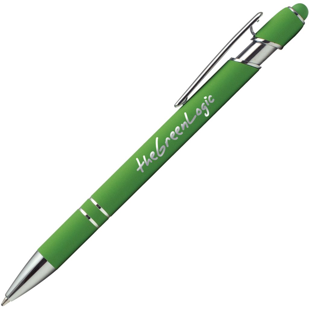 Green Ellipse Softy Brights Stylus Pen