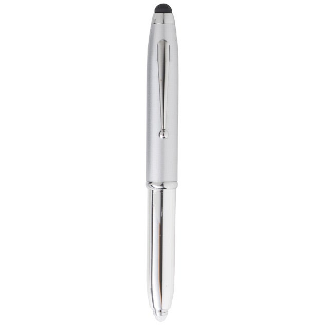 Promo Empress Light-Up Stylus Pens - Promotional Pens Singapore - Gifts VV Free Shipping 客製 - Promotional Pens Singapore - Gifts VV Silver Empress Light-Up Stylus Pen
