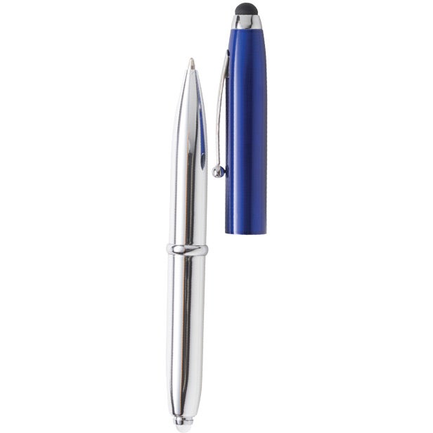Promo Empress Light-Up Stylus Pens - Promotional Pens Singapore - Gifts VV Free Shipping 客製 - Promotional Pens Singapore - Gifts VV Blue / Silver Empress Light-Up Stylus Pen