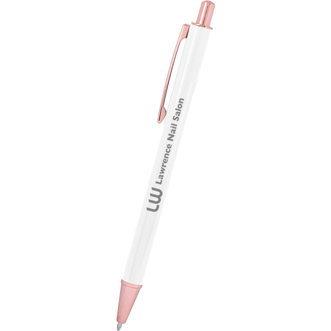 Marketing Ensley Pens - Promotional Pens Singapore - Gifts VV Available in 6 exciting item colors 客製 - Promotional Pens Singapore - Gifts VV White Ensley Pen