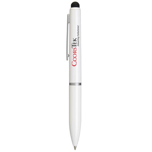 Custom Everyday Stylus and Ballpoint Combos - Promotional Pens Singapore - Gifts VV Available in 7 awesome item colors 客製 - Promotional Pens Singapore - Gifts VV White Everyday Stylus and Ballpoint Combo