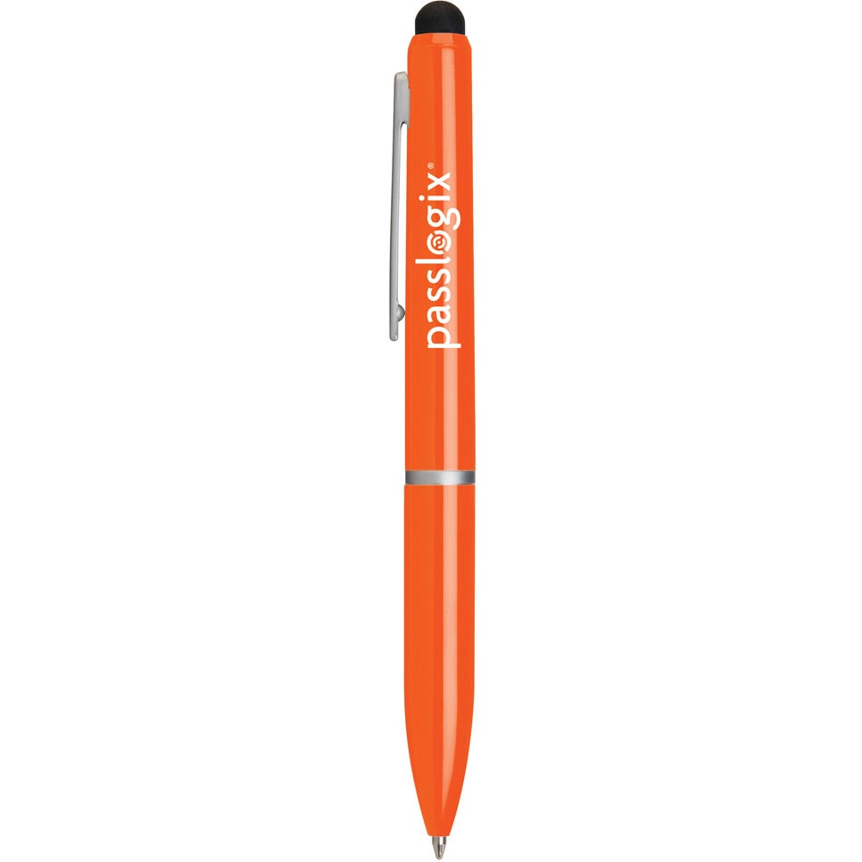 Custom Everyday Stylus and Ballpoint Combos - Promotional Pens Singapore - Gifts VV Available in 7 awesome item colors 客製 - Promotional Pens Singapore - Gifts VV Orange Everyday Stylus and Ballpoint Combo