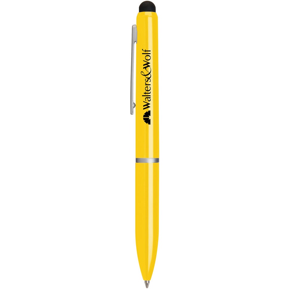 Custom Everyday Stylus and Ballpoint Combos - Promotional Pens Singapore - Gifts VV Available in 7 awesome item colors 客製 - Promotional Pens Singapore - Gifts VV Yellow Everyday Stylus and Ballpoint Combo