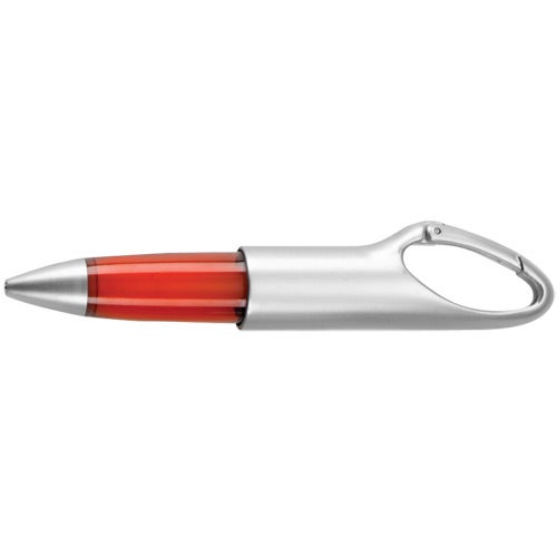 Printed Explorer Carabiner Pens - Promotional Pens Singapore - Gifts VV Available in 3 exciting item colors 客製 - Promotional Pens Singapore - Gifts VV Red / Silver Explorer Carabiner Pen