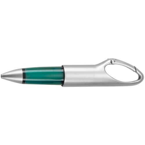 Printed Explorer Carabiner Pens - Promotional Pens Singapore - Gifts VV Available in 3 exciting item colors 客製 - Promotional Pens Singapore - Gifts VV Green / Silver Explorer Carabiner Pen