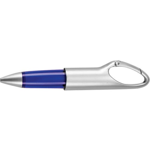 Printed Explorer Carabiner Pens - Promotional Pens Singapore - Gifts VV Available in 3 exciting item colors 客製 - Promotional Pens Singapore - Gifts VV Blue / Silver Explorer Carabiner Pen