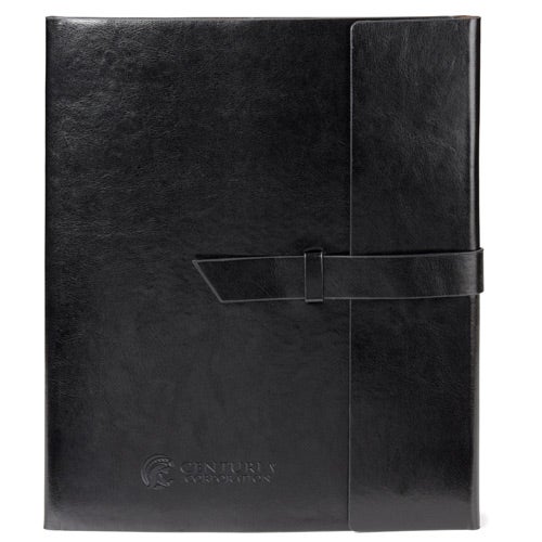 Promo Fabrizio Cover and Notebook Combos - Promotional Pens Singapore - Gifts VV Available in 4 exciting item colors 客製 - Promotional Pens Singapore - Gifts VV Black Fabrizio Cover and Notebook Combo