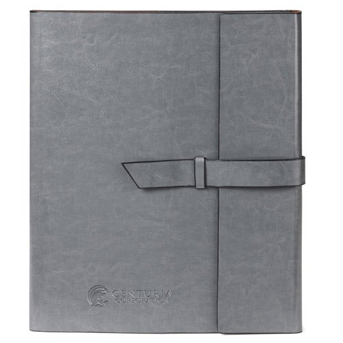 Promo Fabrizio Cover and Notebook Combos - Promotional Pens Singapore - Gifts VV Available in 4 exciting item colors 客製 - Promotional Pens Singapore - Gifts VV Cool Grey (Pms 11) Fabrizio Cover and Notebook Combo