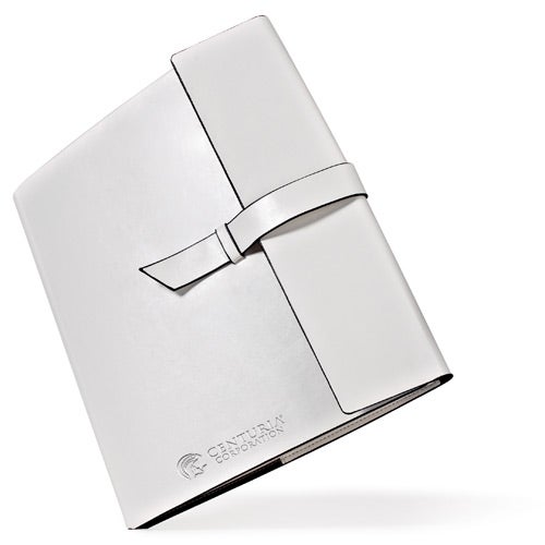 Promo Fabrizio Cover and Notebook Combos - Promotional Pens Singapore - Gifts VV Available in 4 exciting item colors 客製 - Promotional Pens Singapore - Gifts VV White Fabrizio Cover and Notebook Combo
