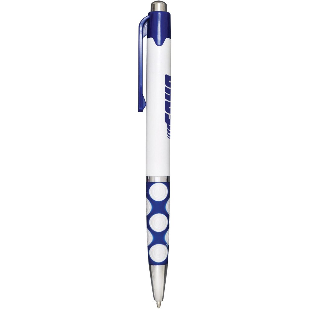 Imprinted Festival Pens - Promotional Pens Singapore - Gifts VV Free Setup 客製 - Promotional Pens Singapore - Gifts VV White / Blue Festival Pen