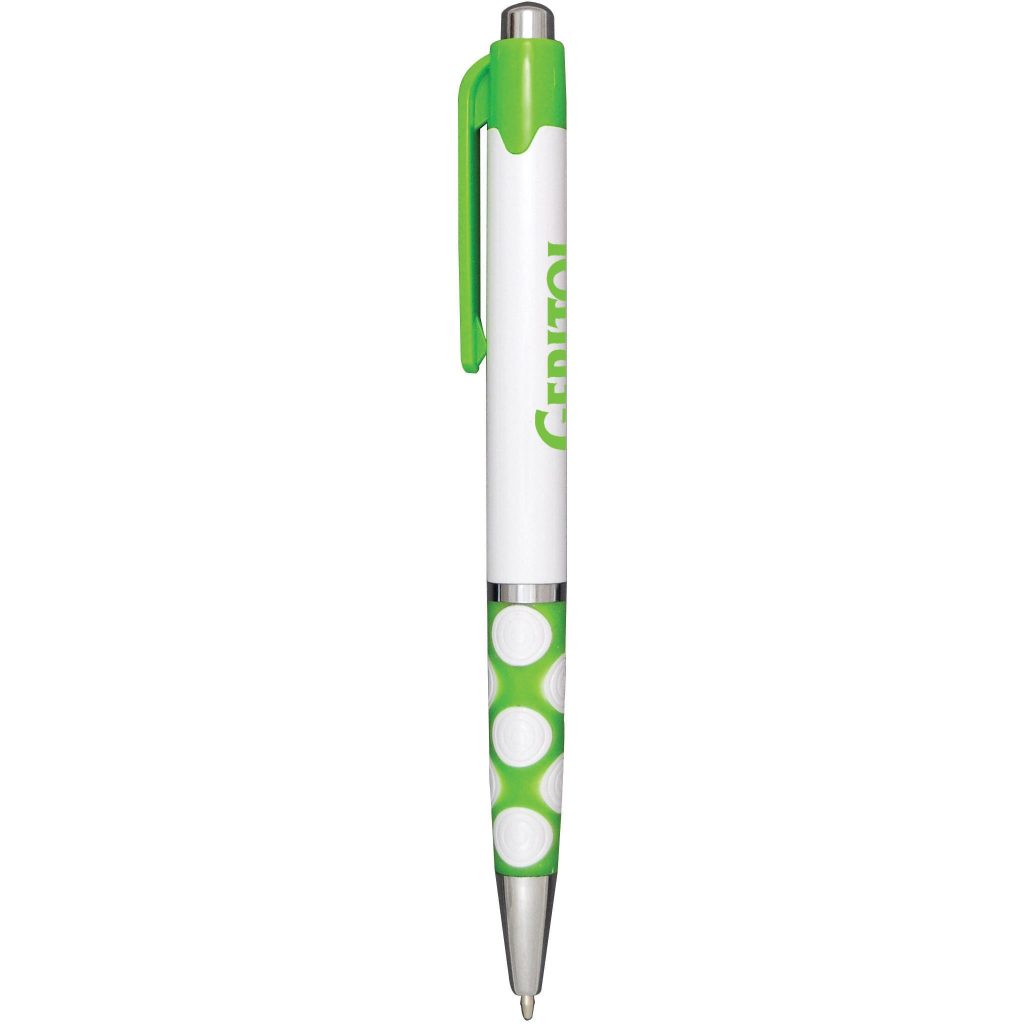 Imprinted Festival Pens - Promotional Pens Singapore - Gifts VV Free Setup 客製 - Promotional Pens Singapore - Gifts VV White / Green Festival Pen