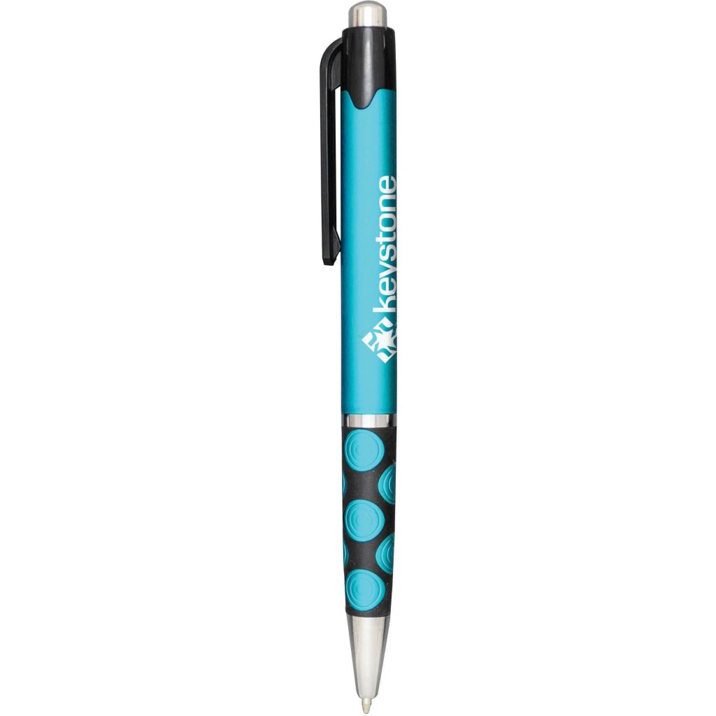 Imprinted Festival Pens - Promotional Pens Singapore - Gifts VV Free Setup 客製 - Promotional Pens Singapore - Gifts VV Metallic Aqua Festival Pen