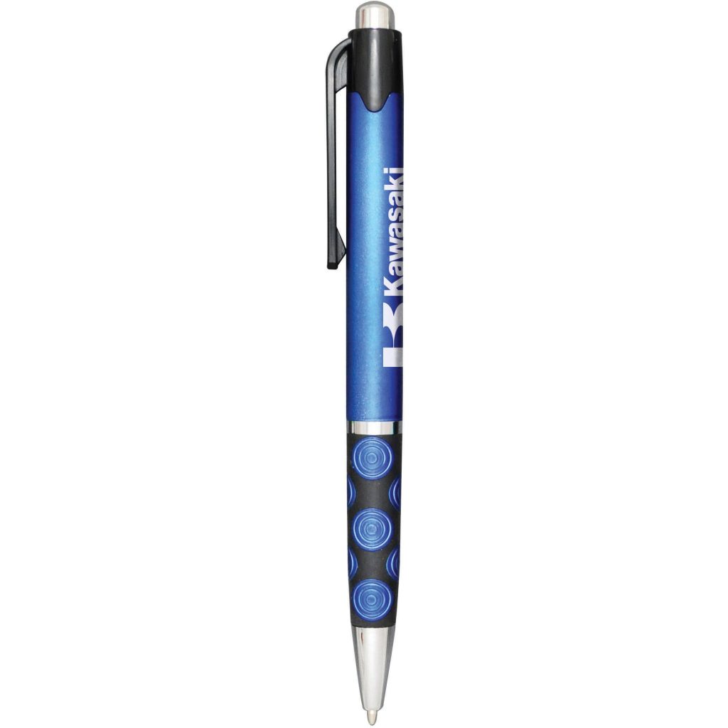 Imprinted Festival Pens - Promotional Pens Singapore - Gifts VV Free Setup 客製 - Promotional Pens Singapore - Gifts VV Metallic Blue Festival Pen