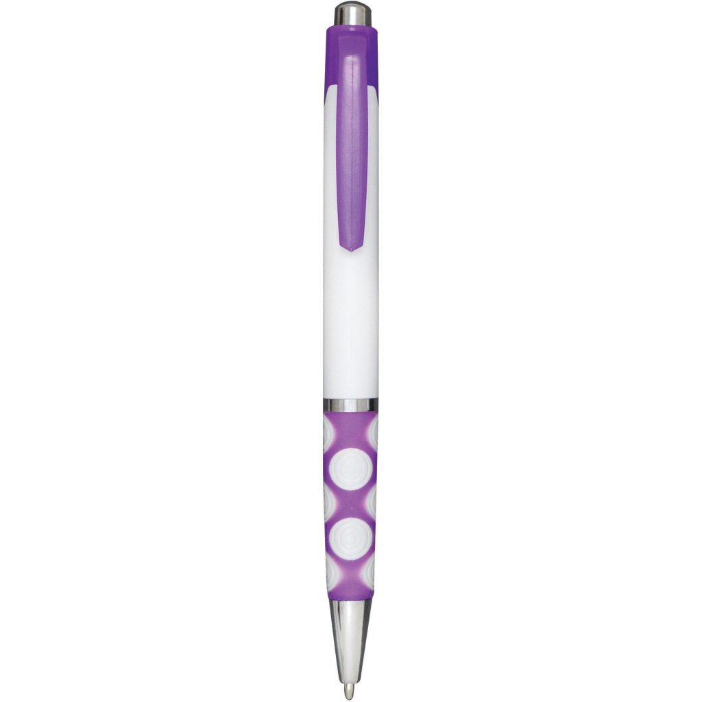 Imprinted Festival Pens - Promotional Pens Singapore - Gifts VV Free Setup 客製 - Promotional Pens Singapore - Gifts VV White / Purple Festival Pen