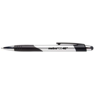 Silver / Black Fiji Chrome Stylus Pen